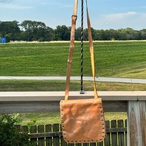 Patricia Nash studded gold crossbody